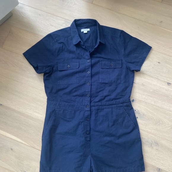 Outerknown One Piece Romper Navy Size Small NWOT - Picture 6 of 6